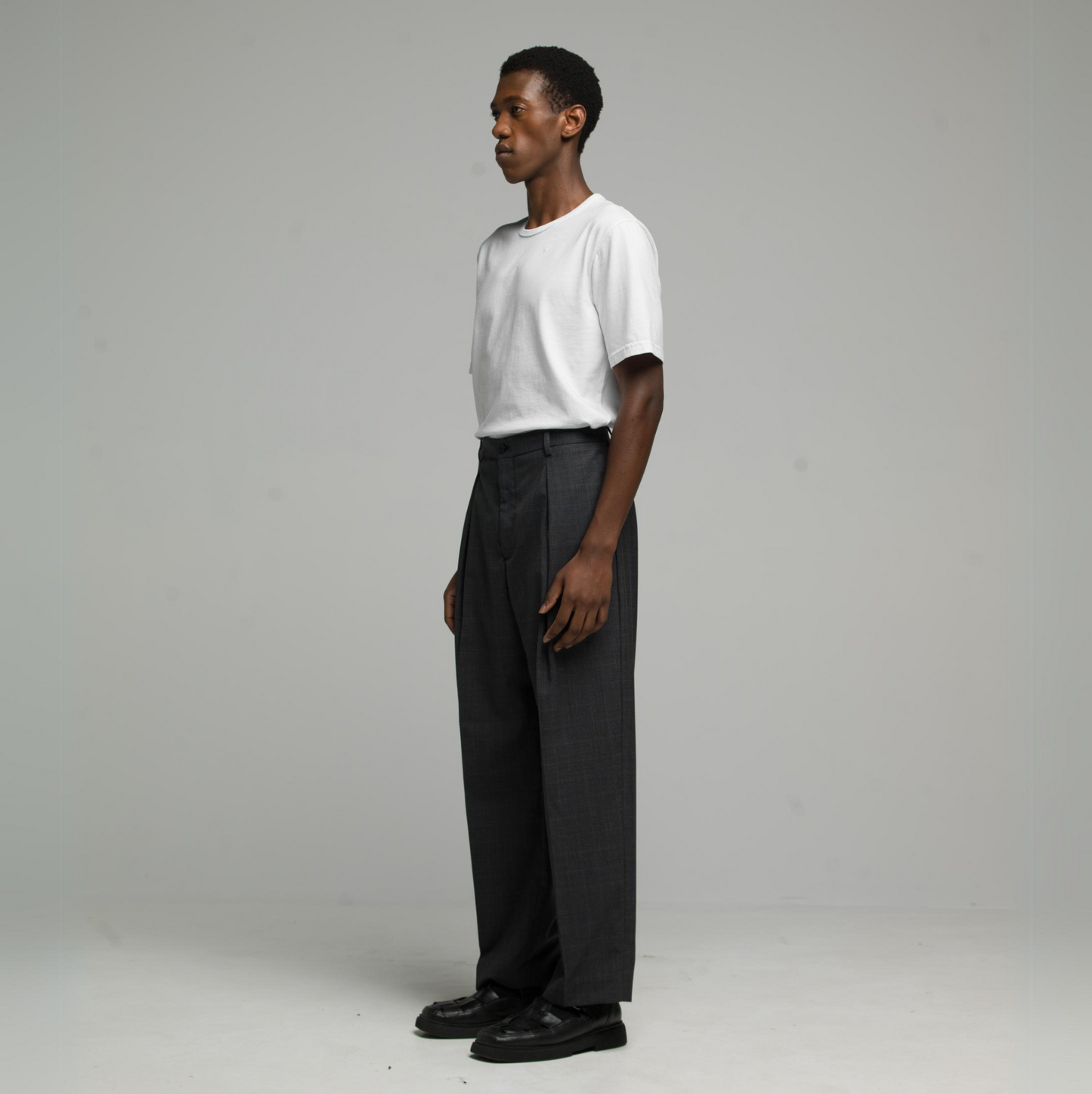 FNT 031 Lightweight Portugal Trousers (Glen Check)