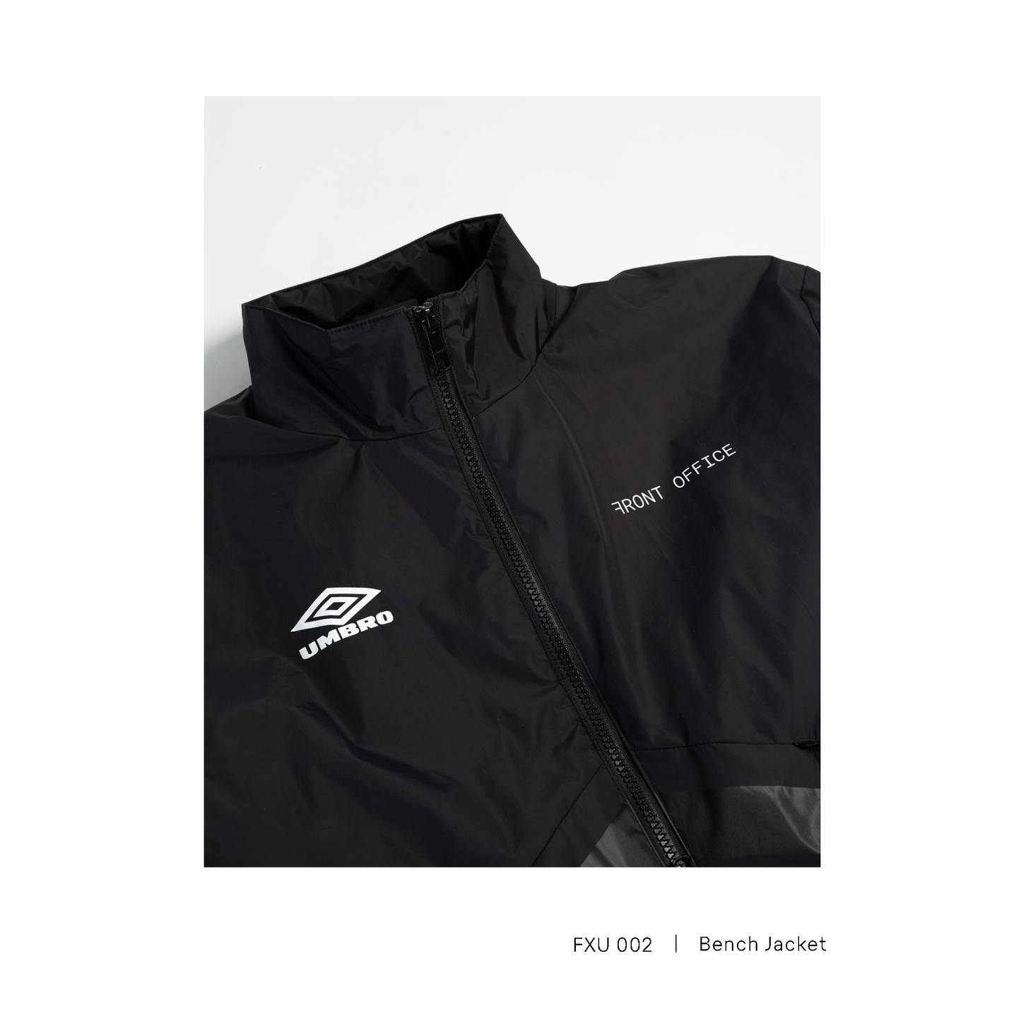 FXU 002 Front Office x UMBRO Bench Jacket (Black)