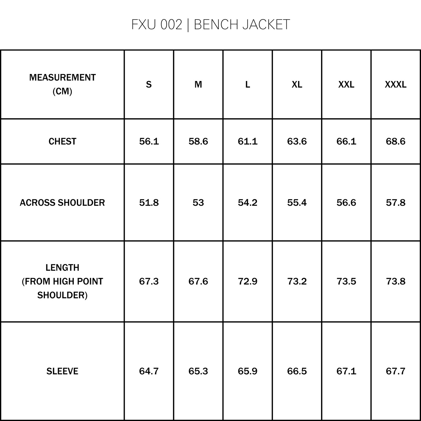 FXU 002 Front Office x UMBRO Bench Jacket (Black)