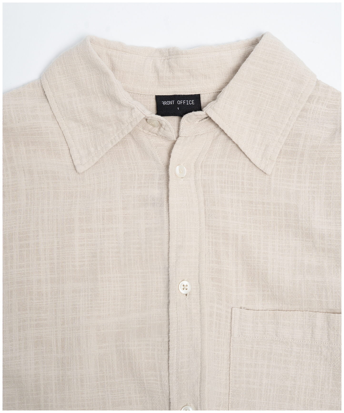 FNT 017 Woven Shirt (Ecru)