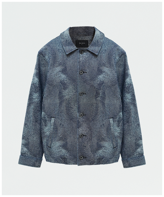 FNT 077 Fingerprint Denim Jacket