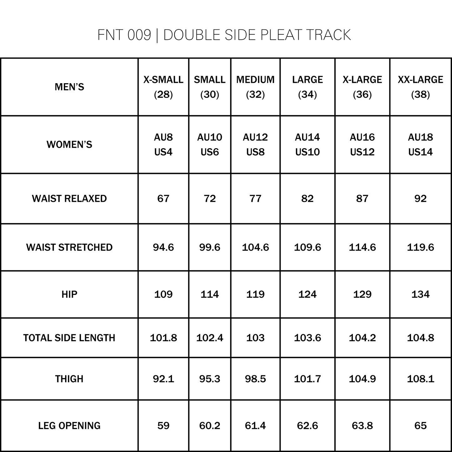 FNT 009 Double Side-Pleated Track V2 (Ochre)