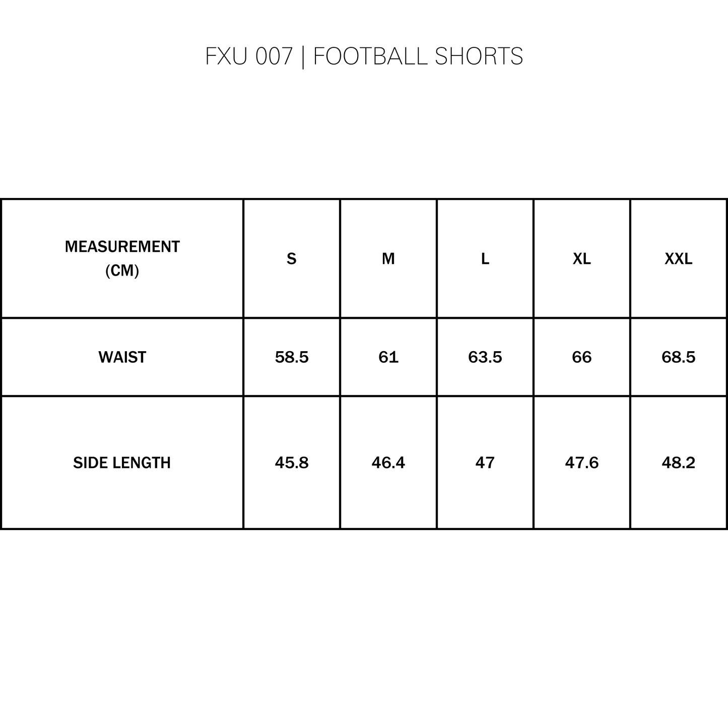 FXU 007 Front Office x UMBRO Football Shorts (Black)