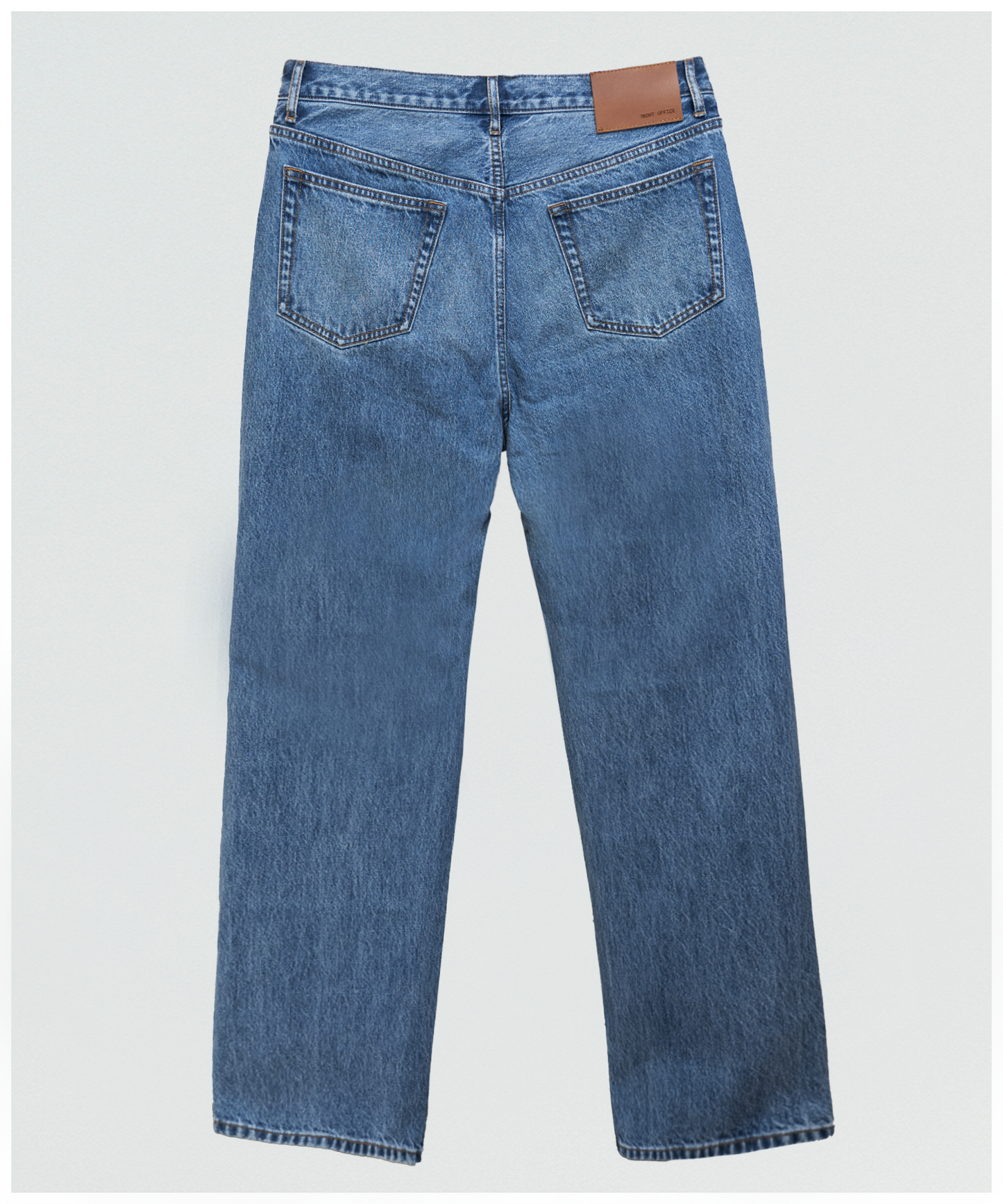 FNT 103 Double Dip Dad Jeans (Mid Wash)