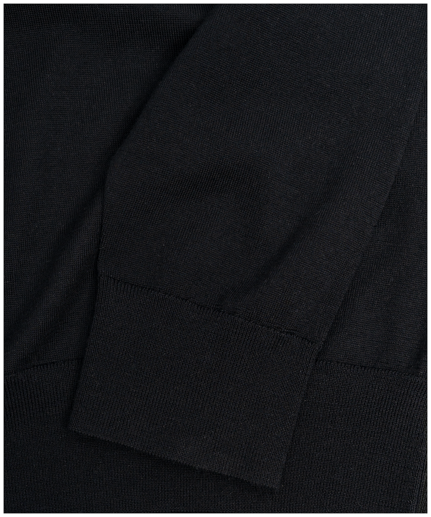FNT 015 Merino Polo Long Sleeve (Black)