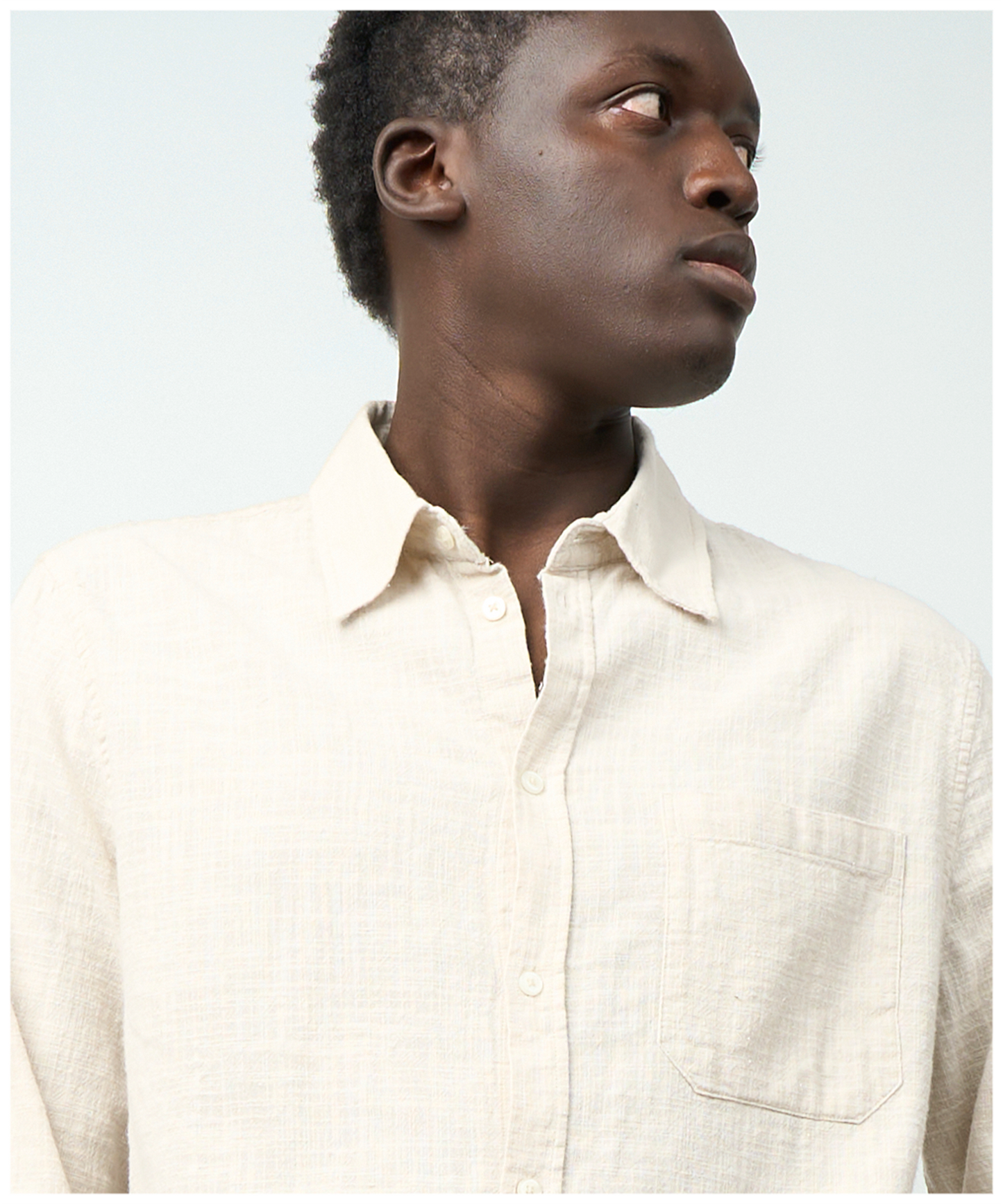FNT 017 Woven Shirt (Ecru)
