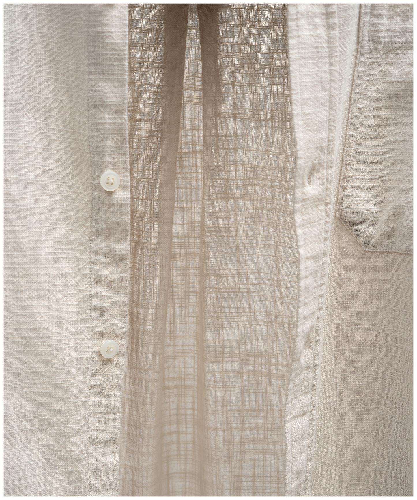 FNT 017 Woven Shirt (Ecru)