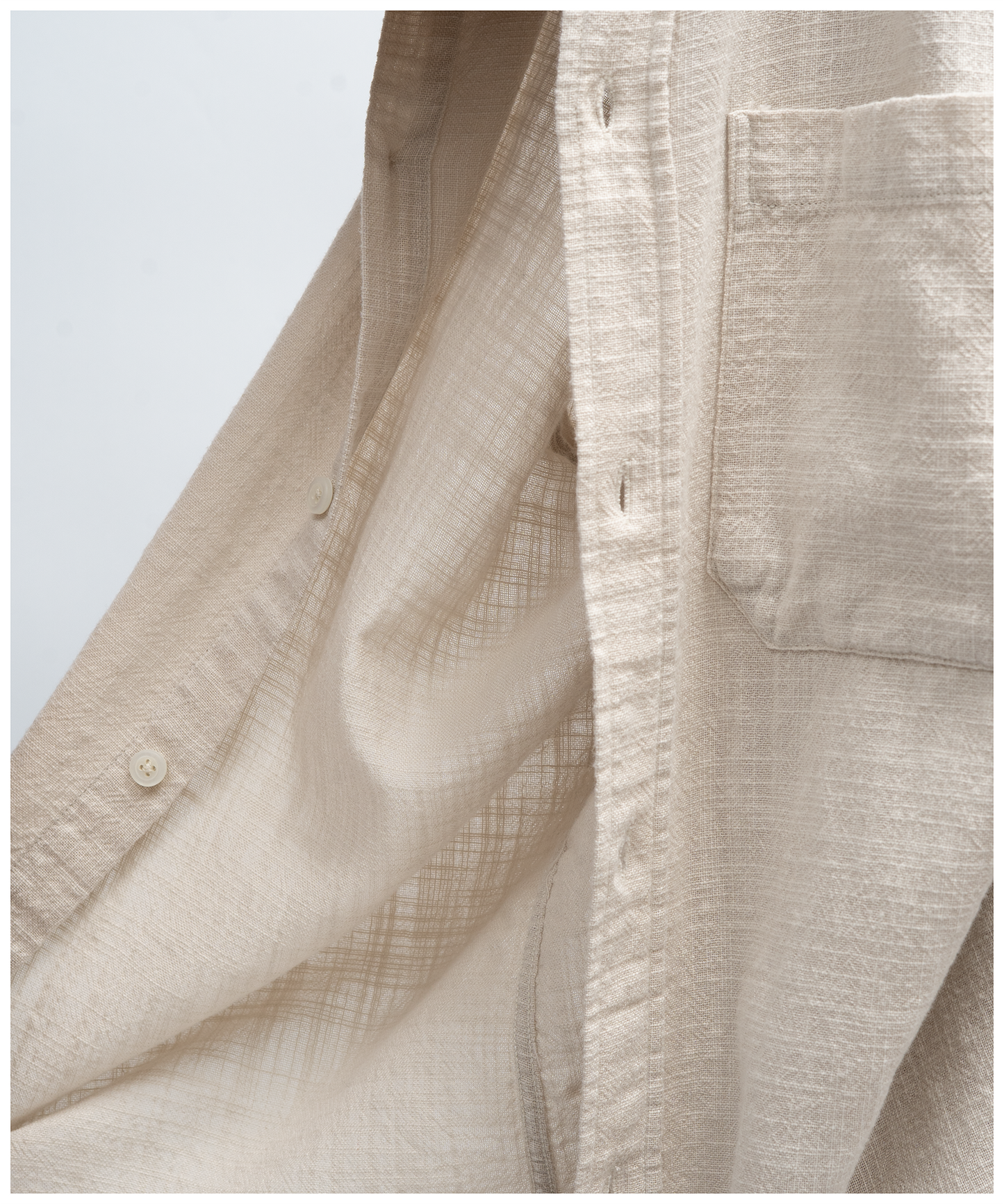 FNT 017 Woven Shirt (Ecru)