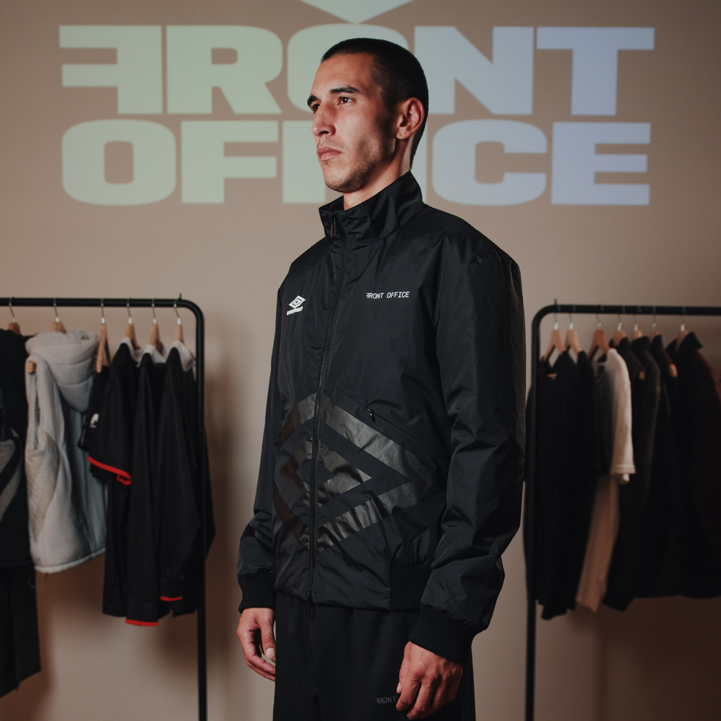 FXU 002 Front Office x UMBRO Bench Jacket (Black)