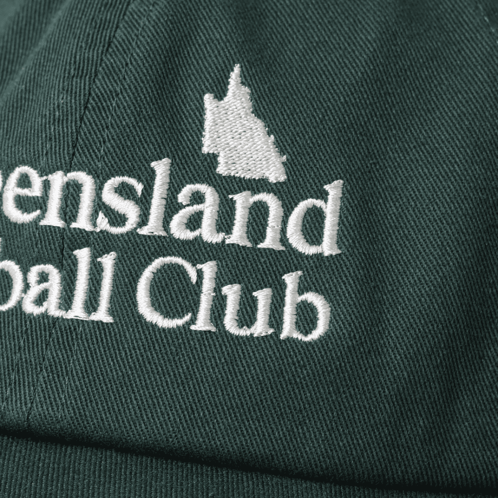 Green Embroidered Father Hat (Classic Logo)
