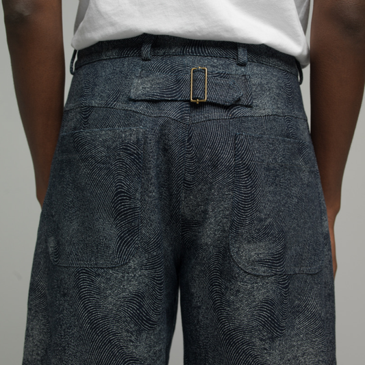 FNT 076 Fingerprint Denim Workpants