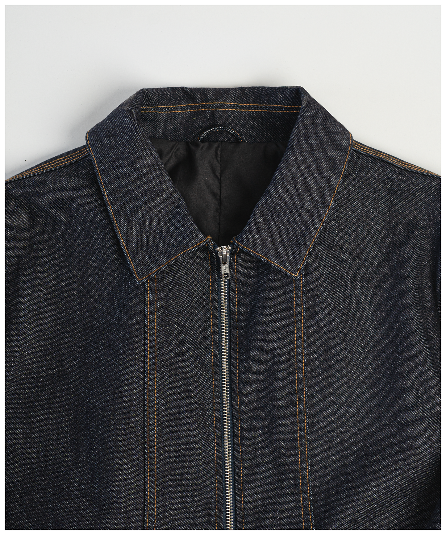 FNT 021 Double-Dip Denim Gatherer Jacket