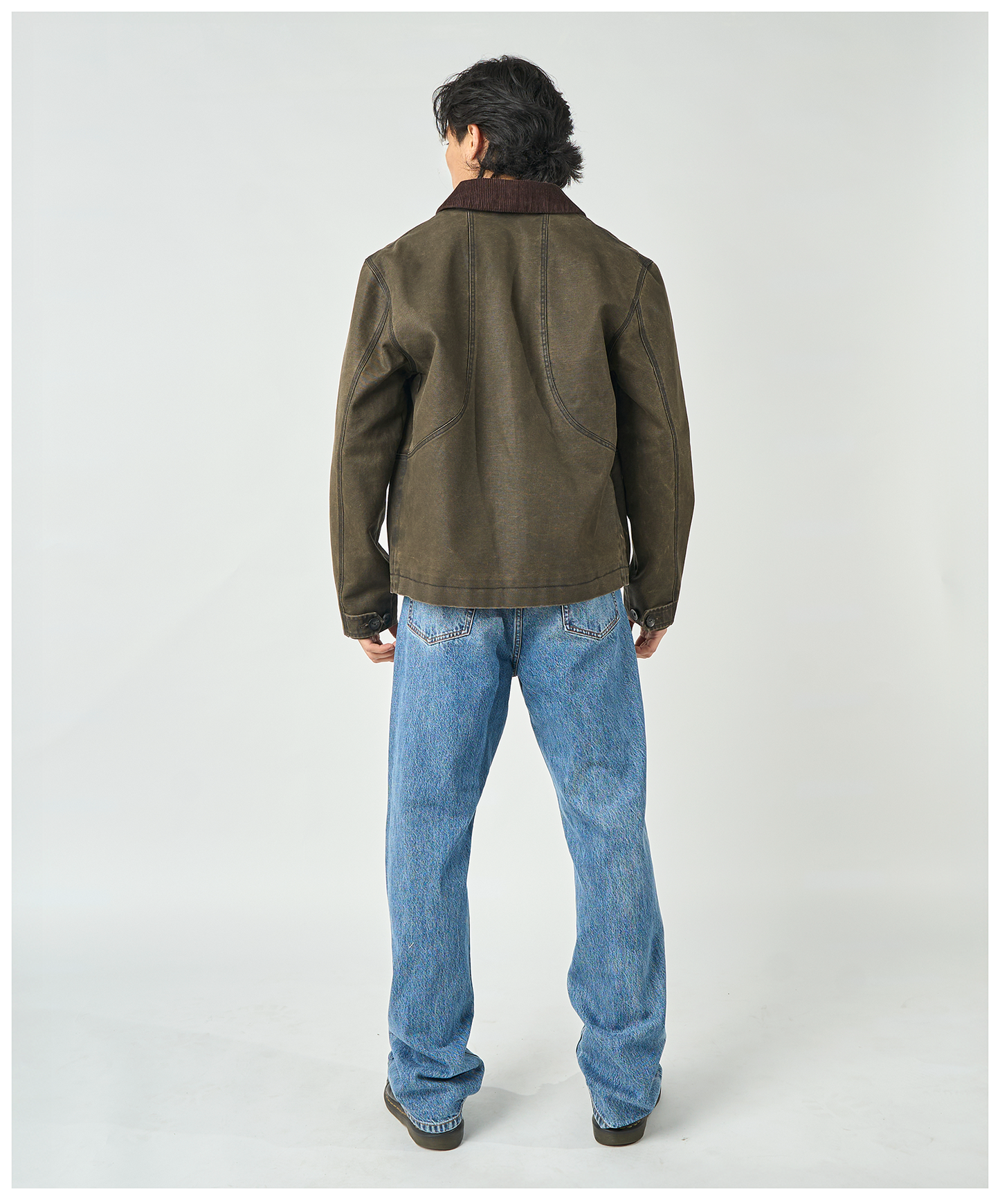 FNT 008 Three Process Gatherer Jacket (Oregano)