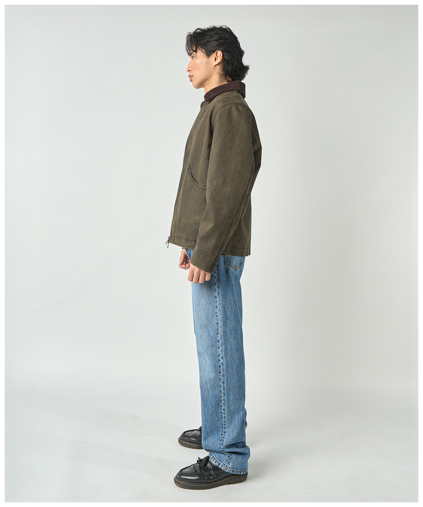 FNT 008 Three Process Gatherer Jacket (Oregano)