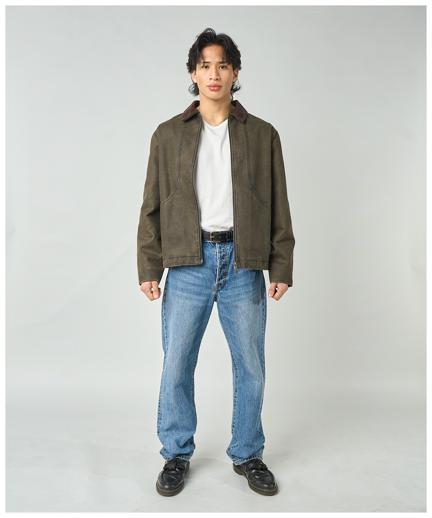 FNT 008 Three Process Gatherer Jacket (Oregano)
