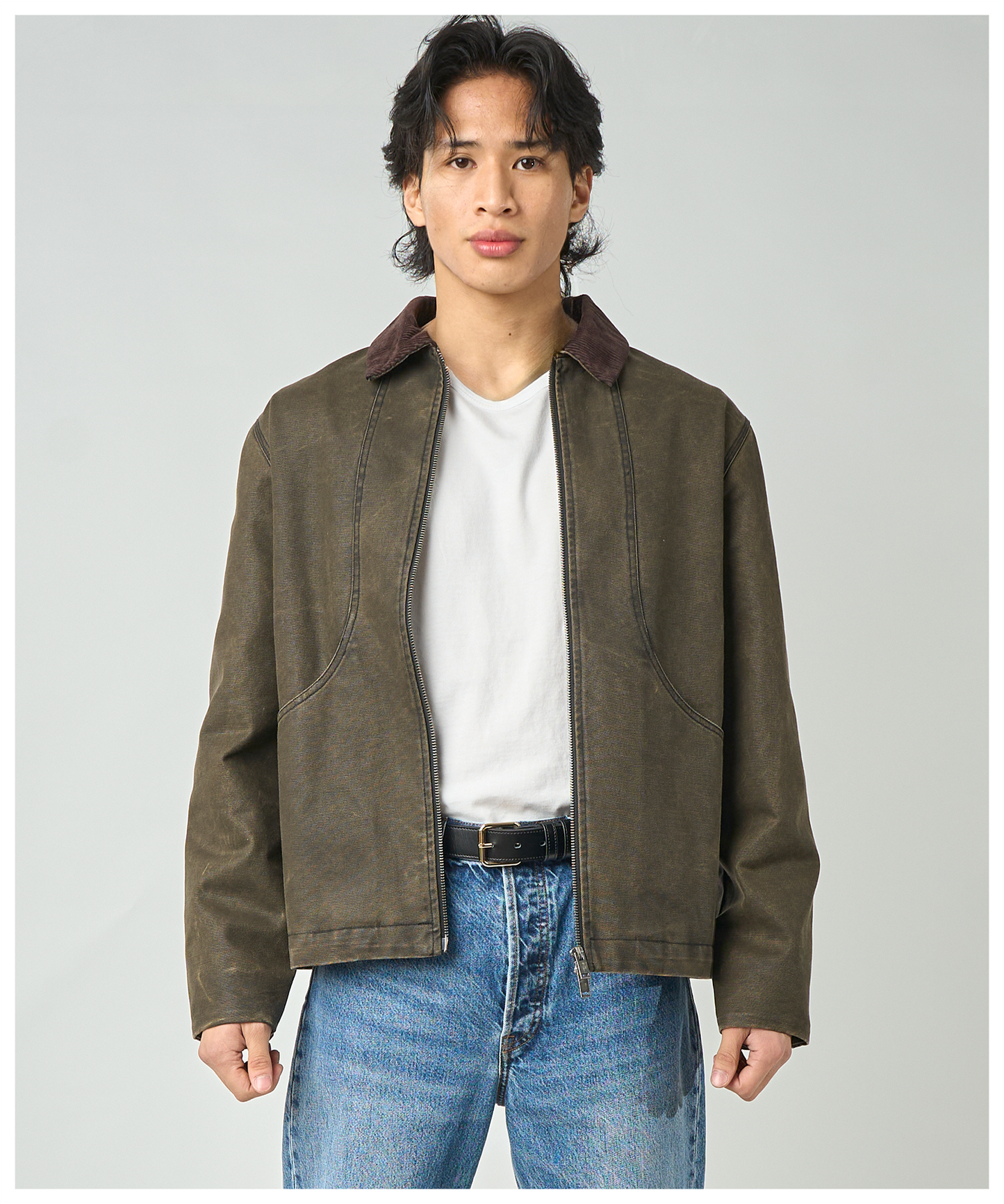 FNT 008 Three Process Gatherer Jacket (Oregano)