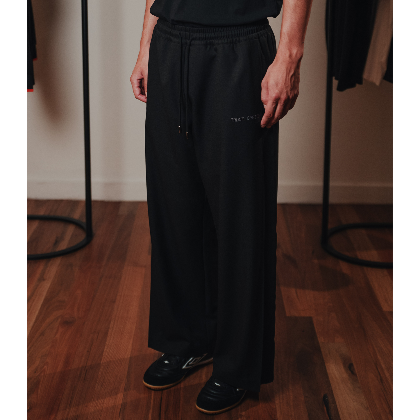FXU 006 Front Office x UMBRO Side Pleated Track Pant (Black)