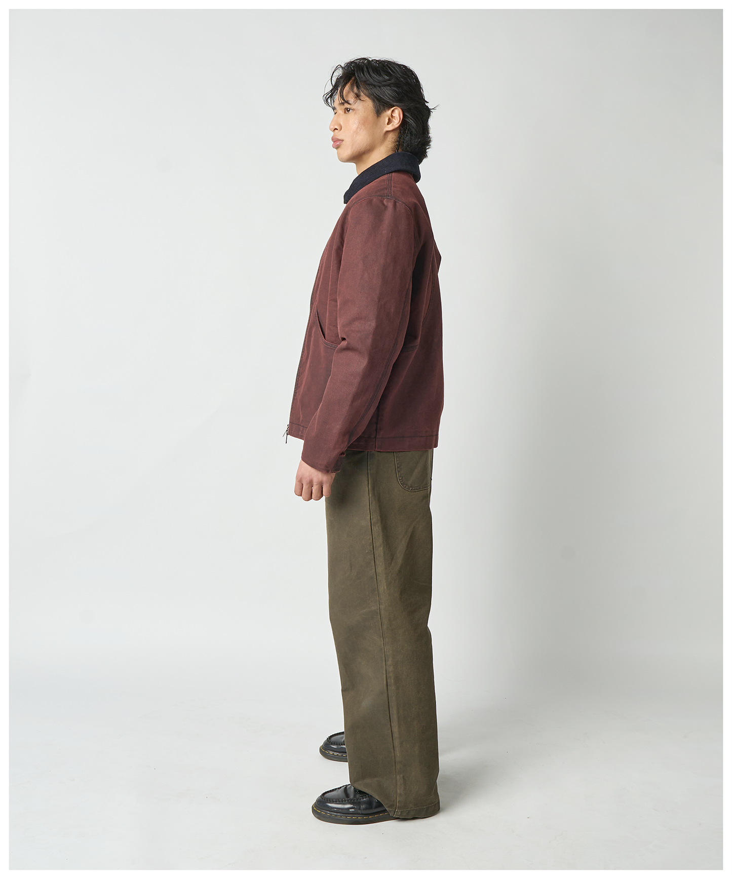 FNT 008 Three Process Gatherer Jacket (Pomegranate)