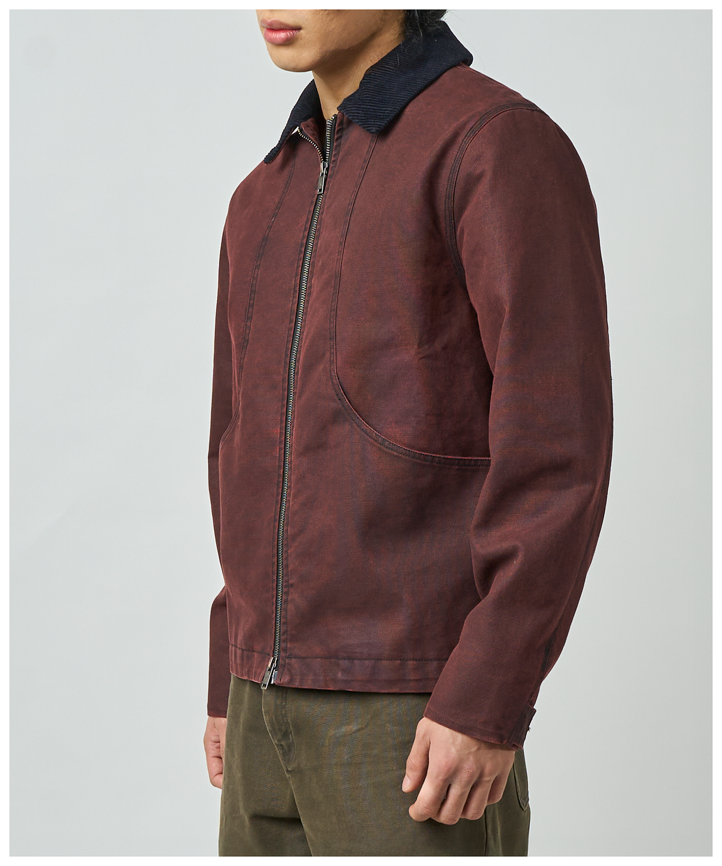 FNT 008 Three Process Gatherer Jacket (Pomegranate)