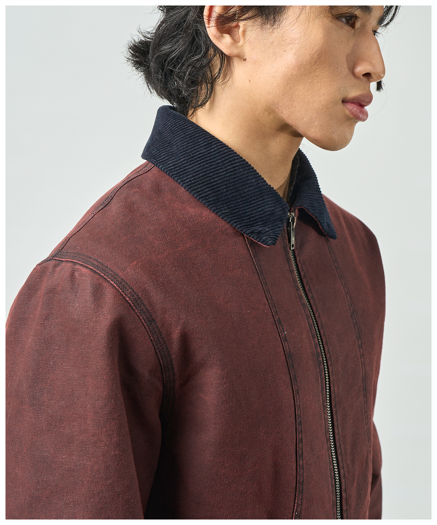 FNT 008 Three Process Gatherer Jacket (Pomegranate)