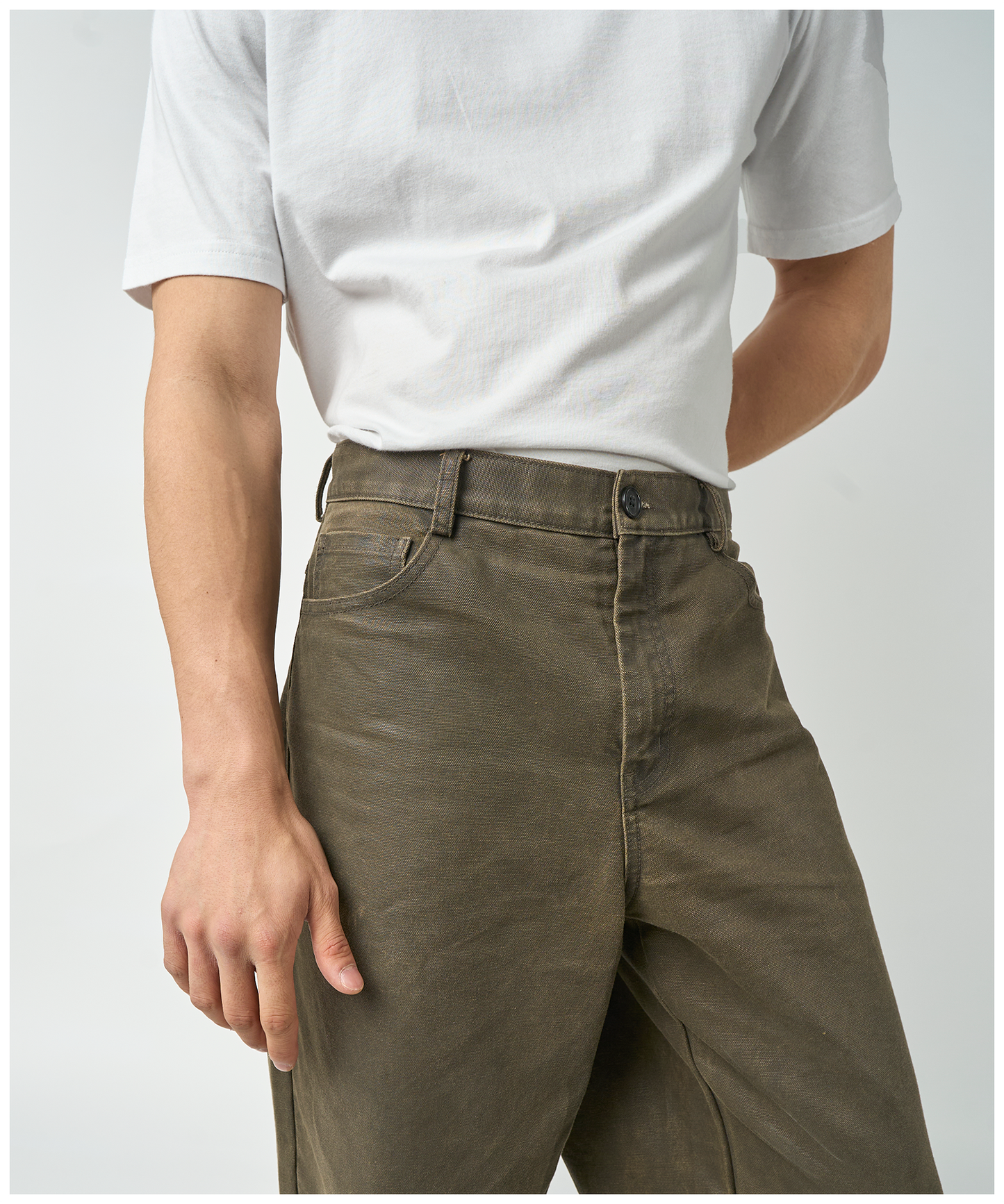 FNT 042 Three Process Workpant (Oregano)