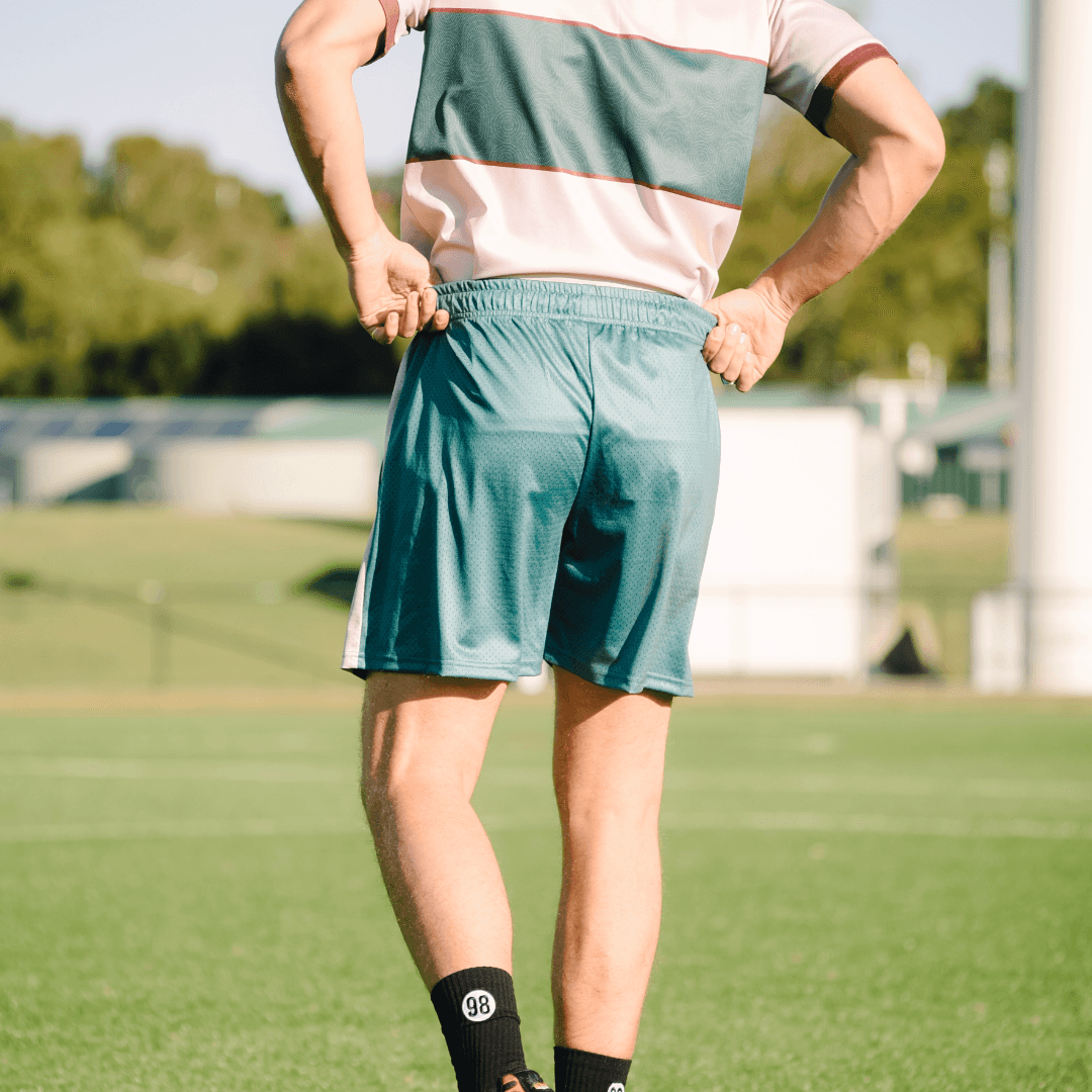 Footy Shorts (Persian Green)