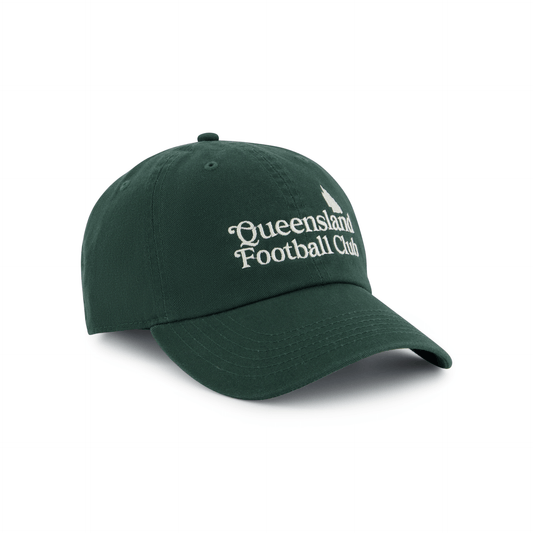 Green Embroidered Father Hat (Classic Logo)