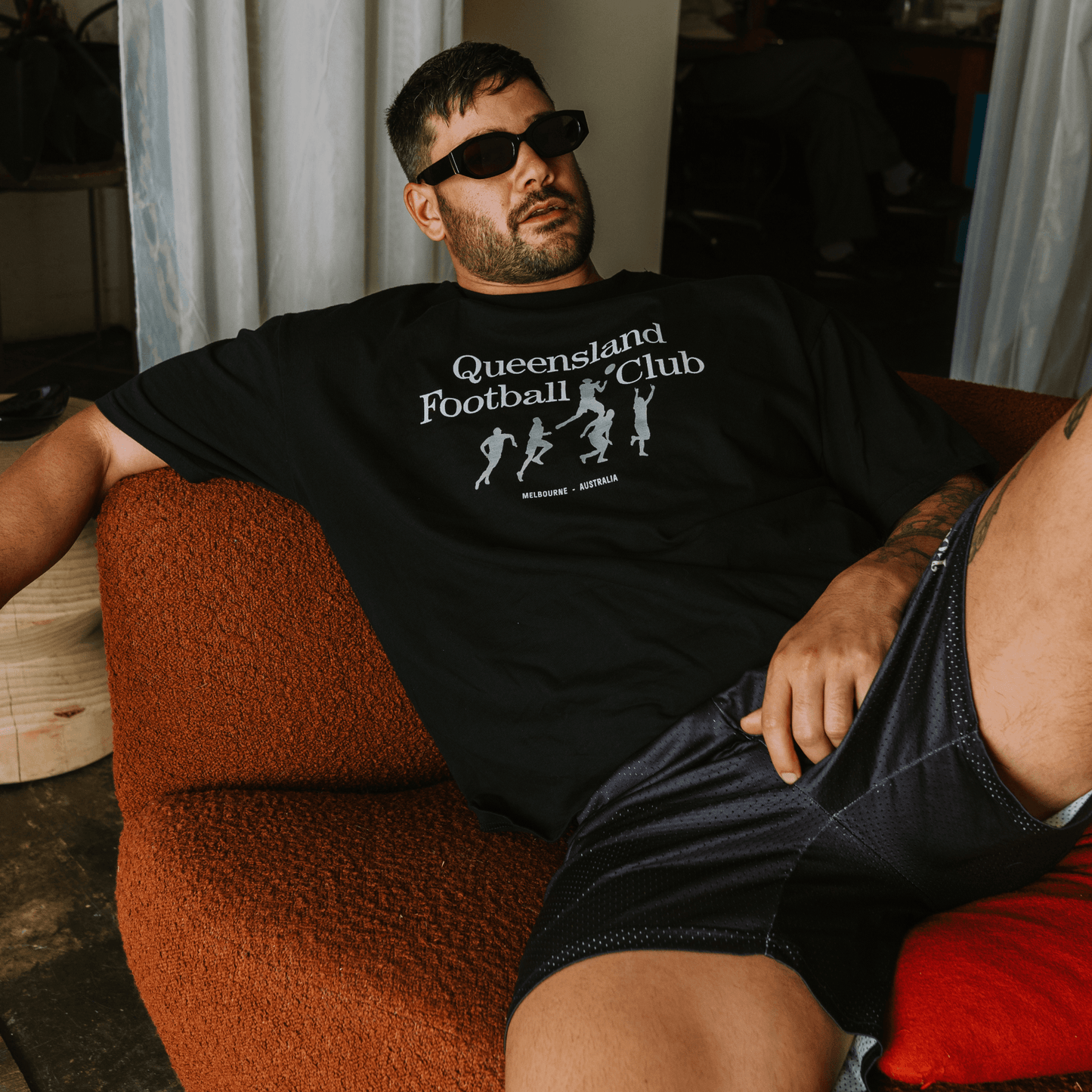 All Australian Box Tee (Mark Logo) Black