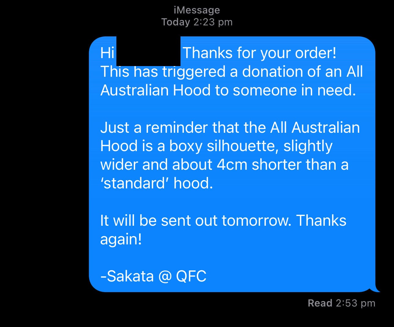 All Australian Hood (Brick)