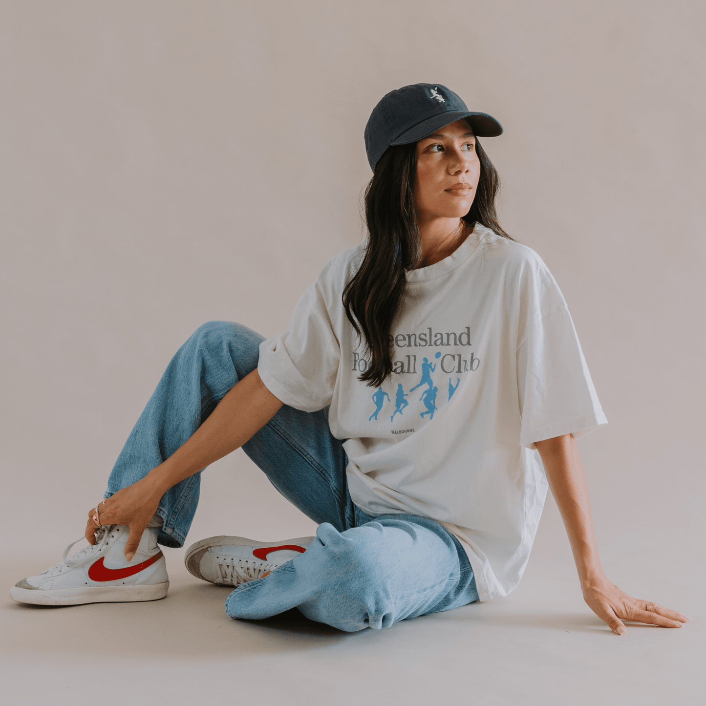 All Australian Box Tee (Mark Logo) Natural