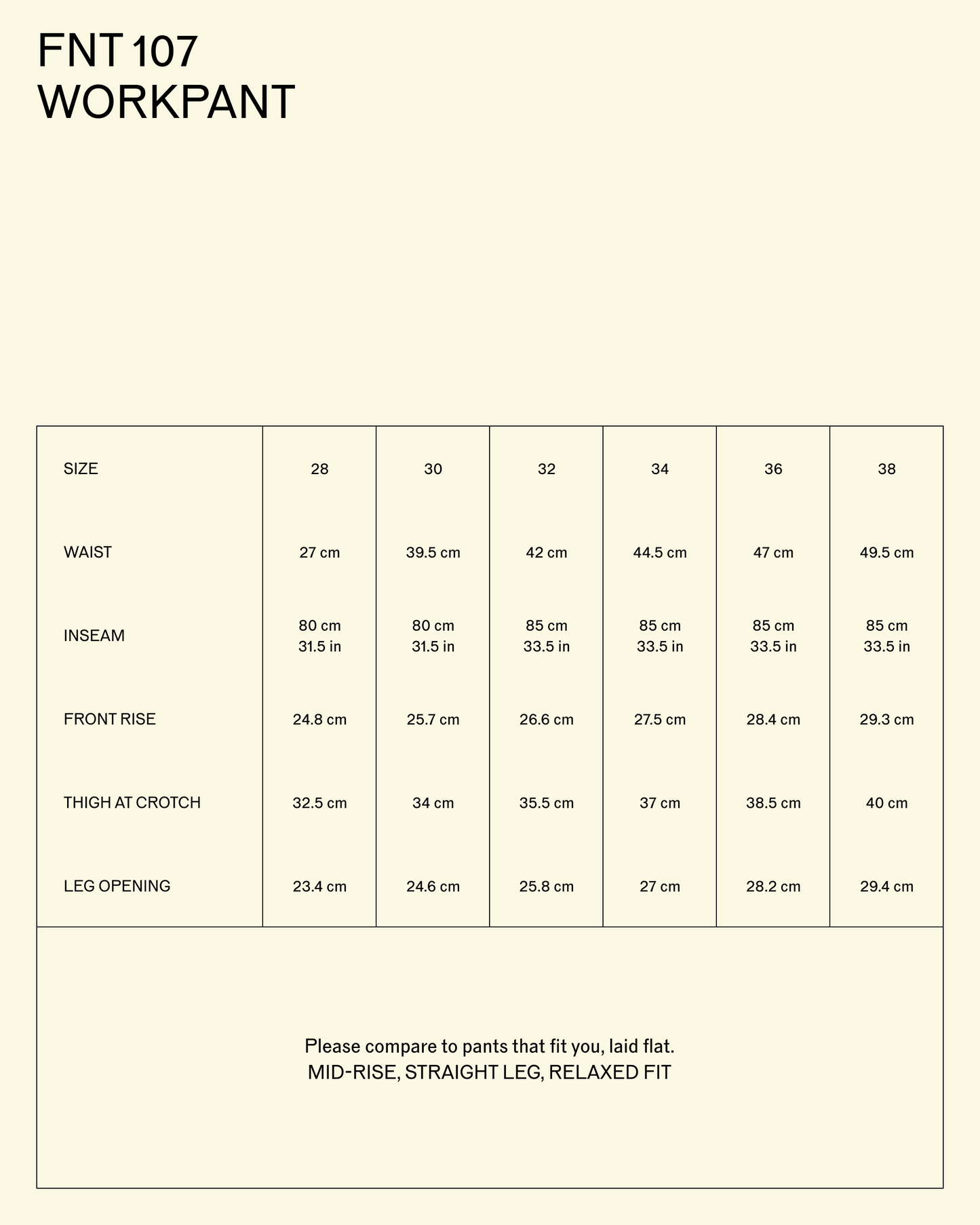 FNT 107 Three Process Workpant V2 (Oregano)