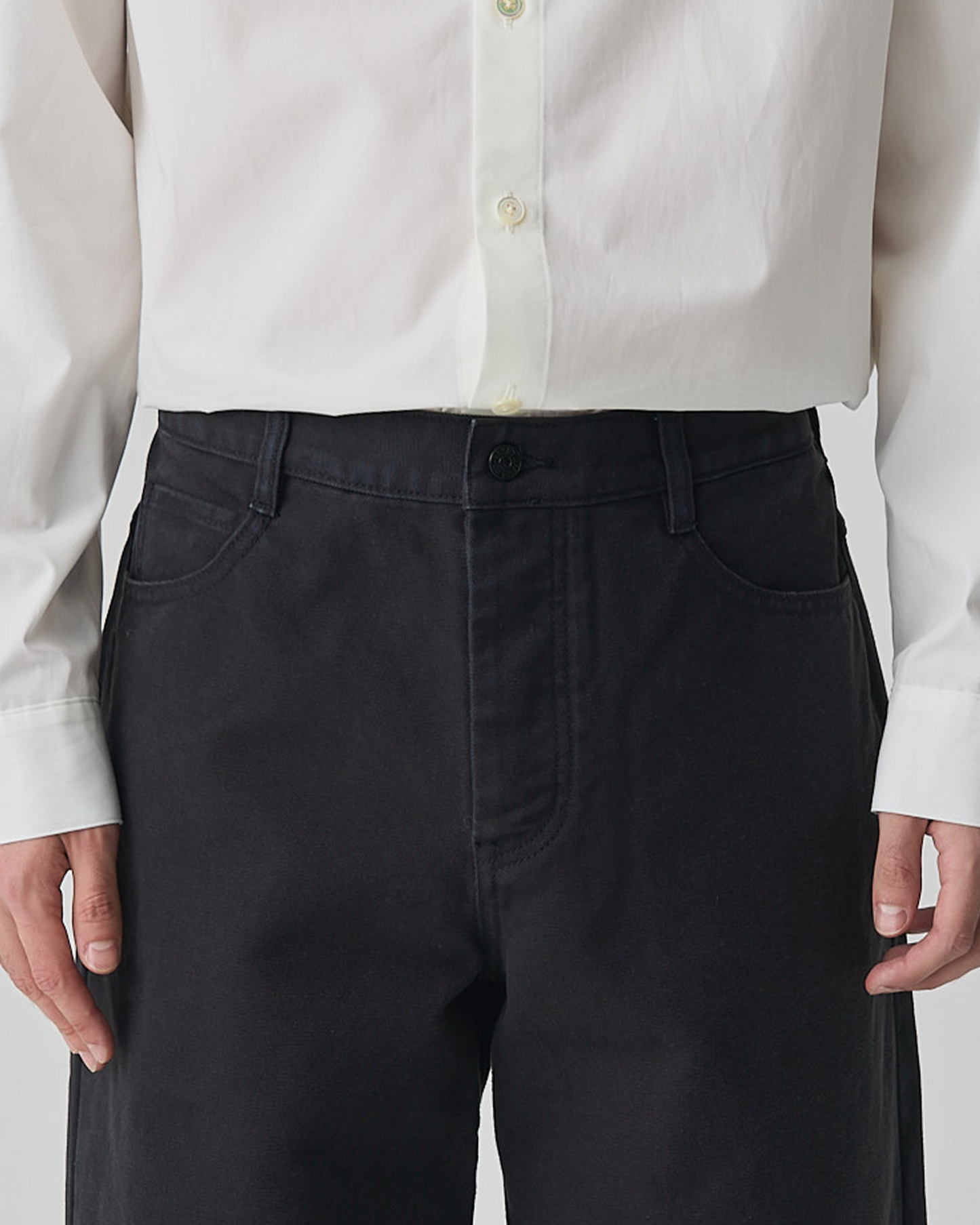 FNT 107 Garment-Dyed Process Workpant (Black)