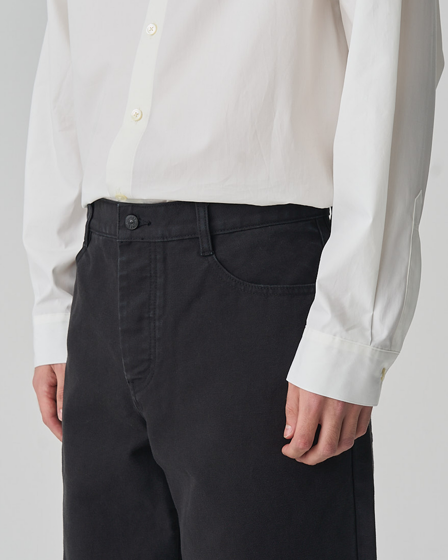 FNT 107 Garment-Dyed Process Workpant (Black)