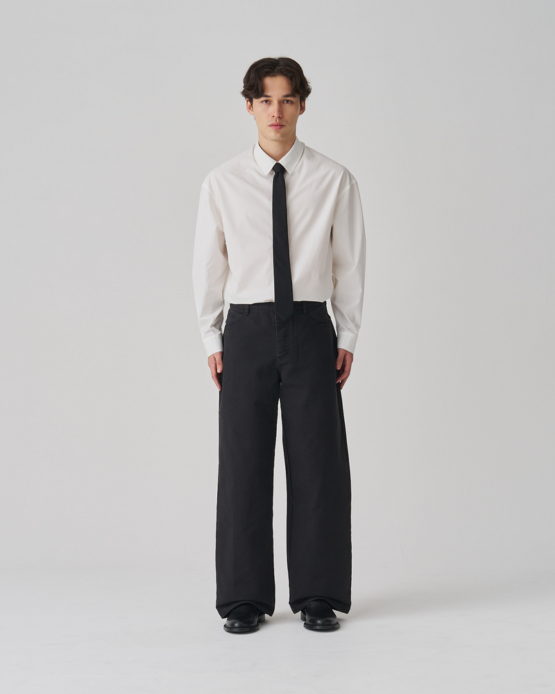 FNT 107 Garment-Dyed Process Workpant (Black)