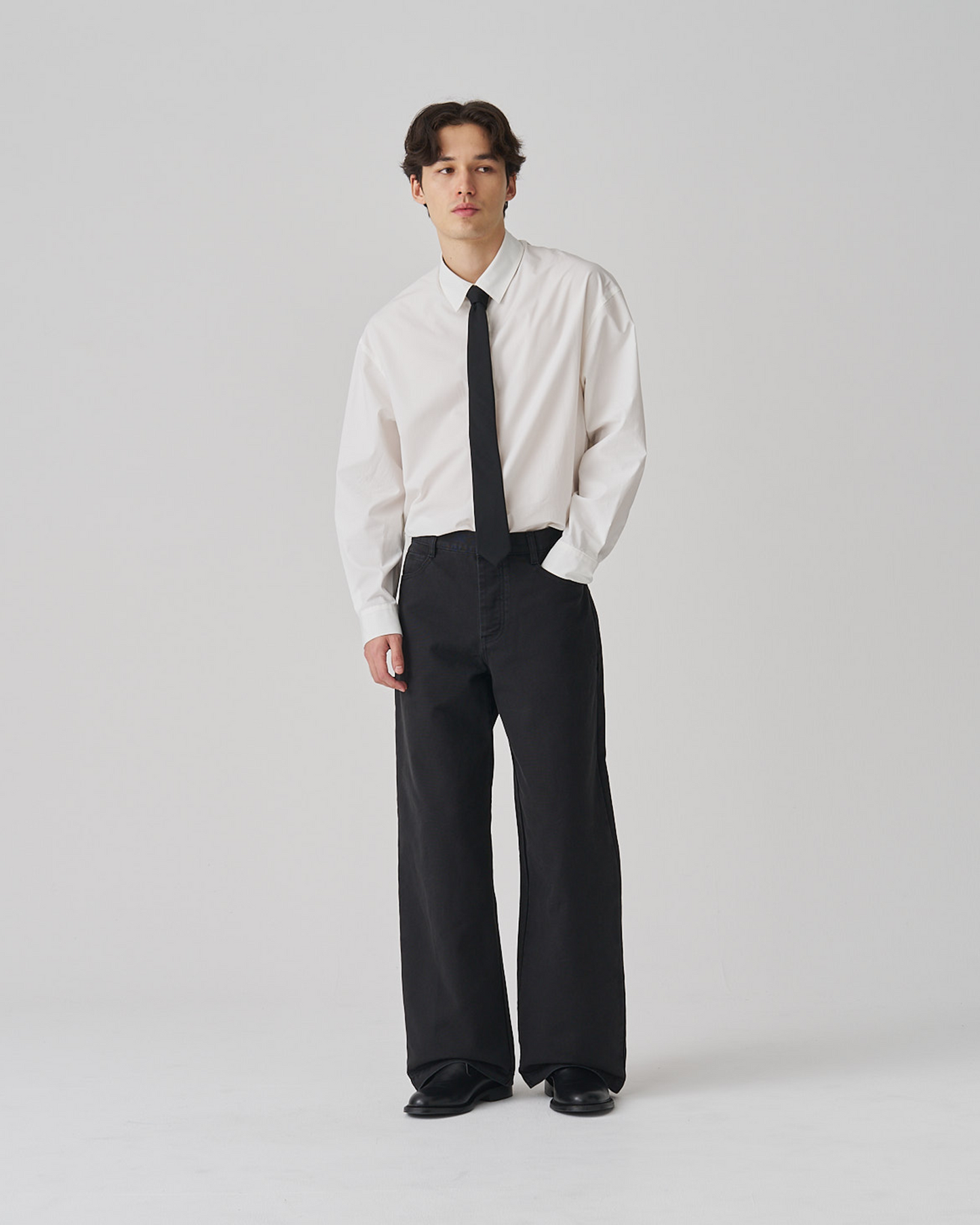 FNT 107 Garment-Dyed Process Workpant (Black)
