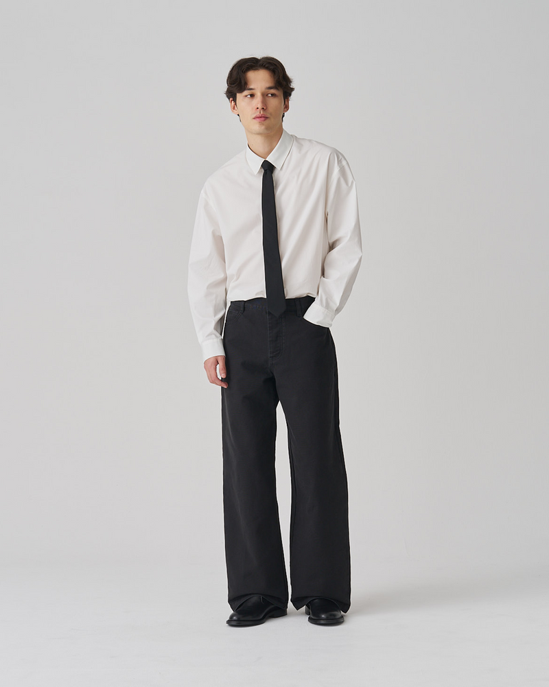 FNT 107 Garment-Dyed Process Workpant (Black)