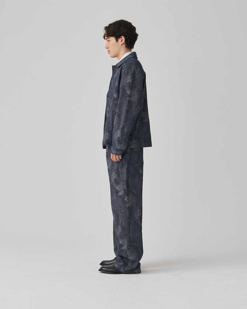 FNT 077 Fingerprint Denim Jacket