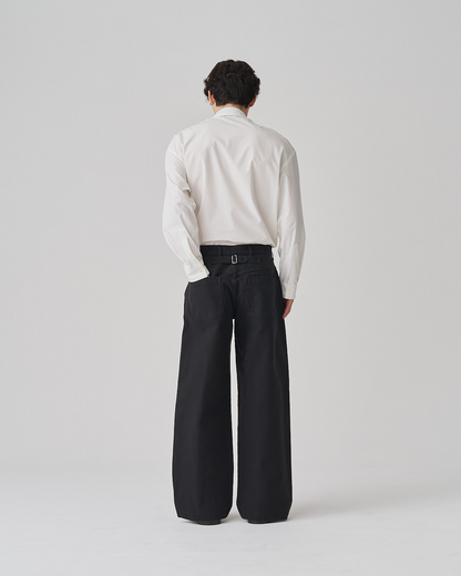 FNT 107 Garment-Dyed Process Workpant (Black)