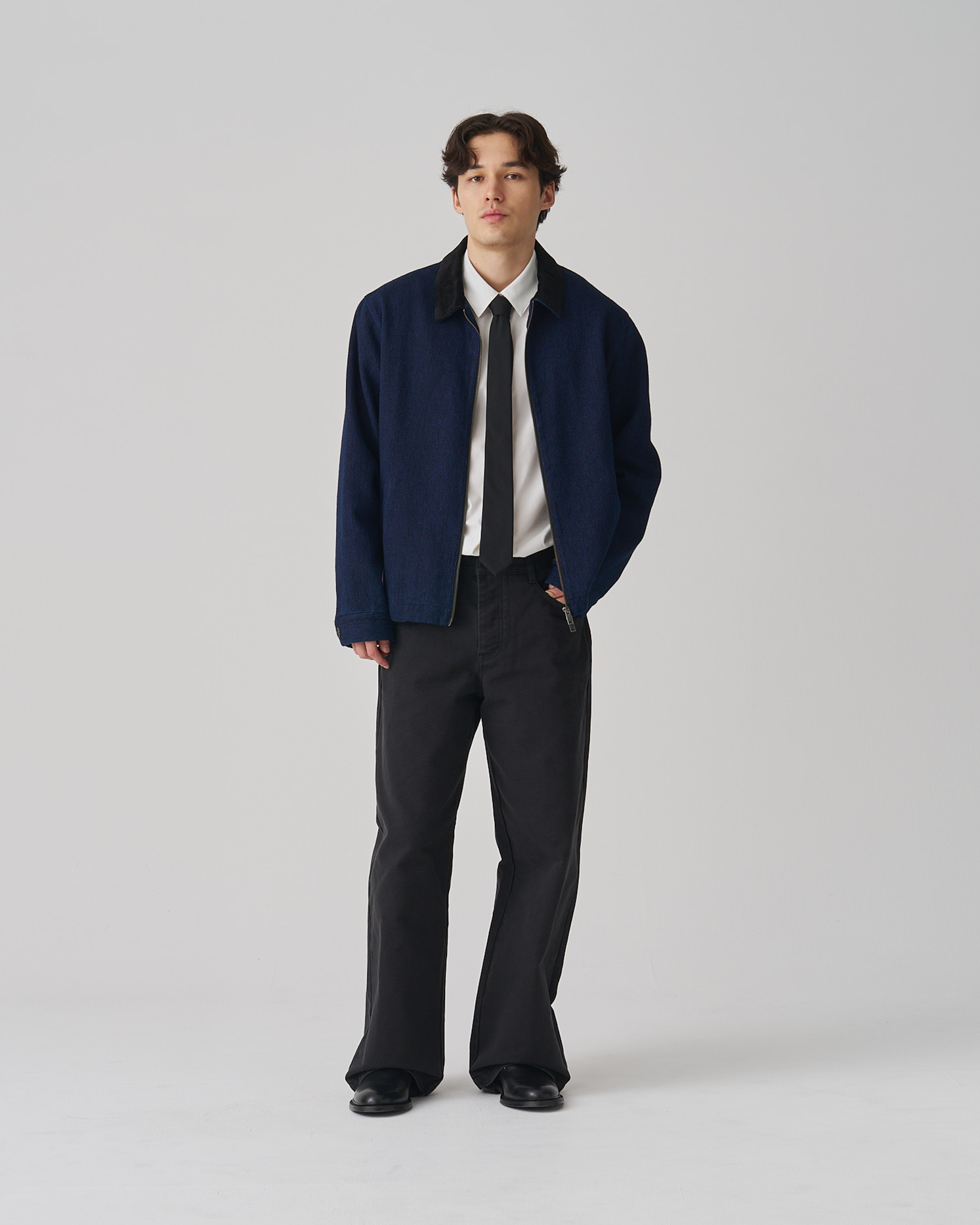 FNT 018 Sashiori Japanese Workwear Jacket image 3