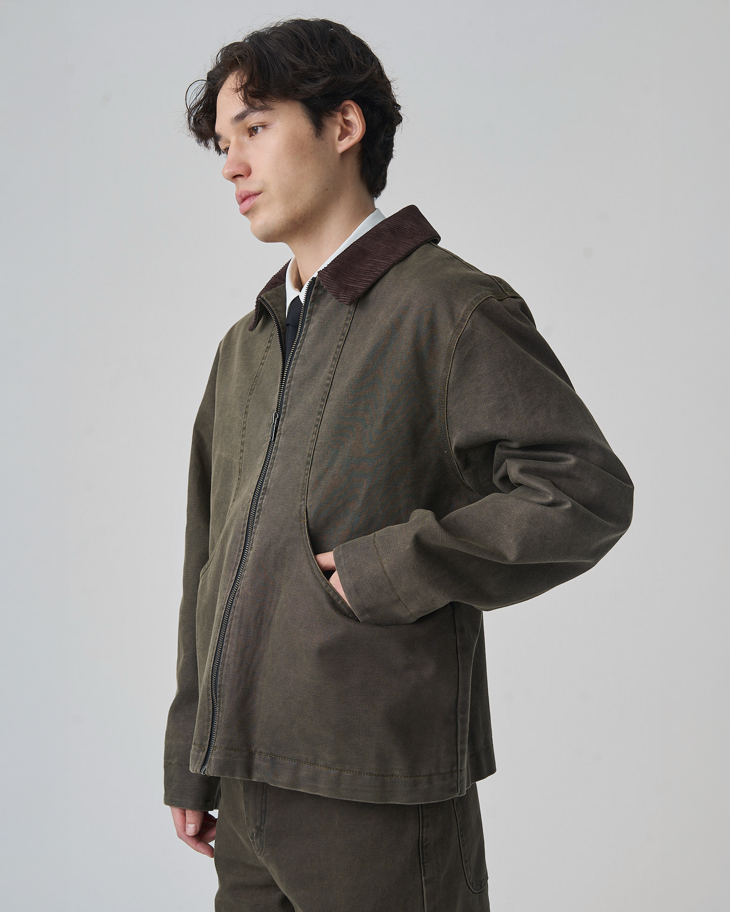 FNT 110 Three Process Gatherer Jacket V2 (Oregano)