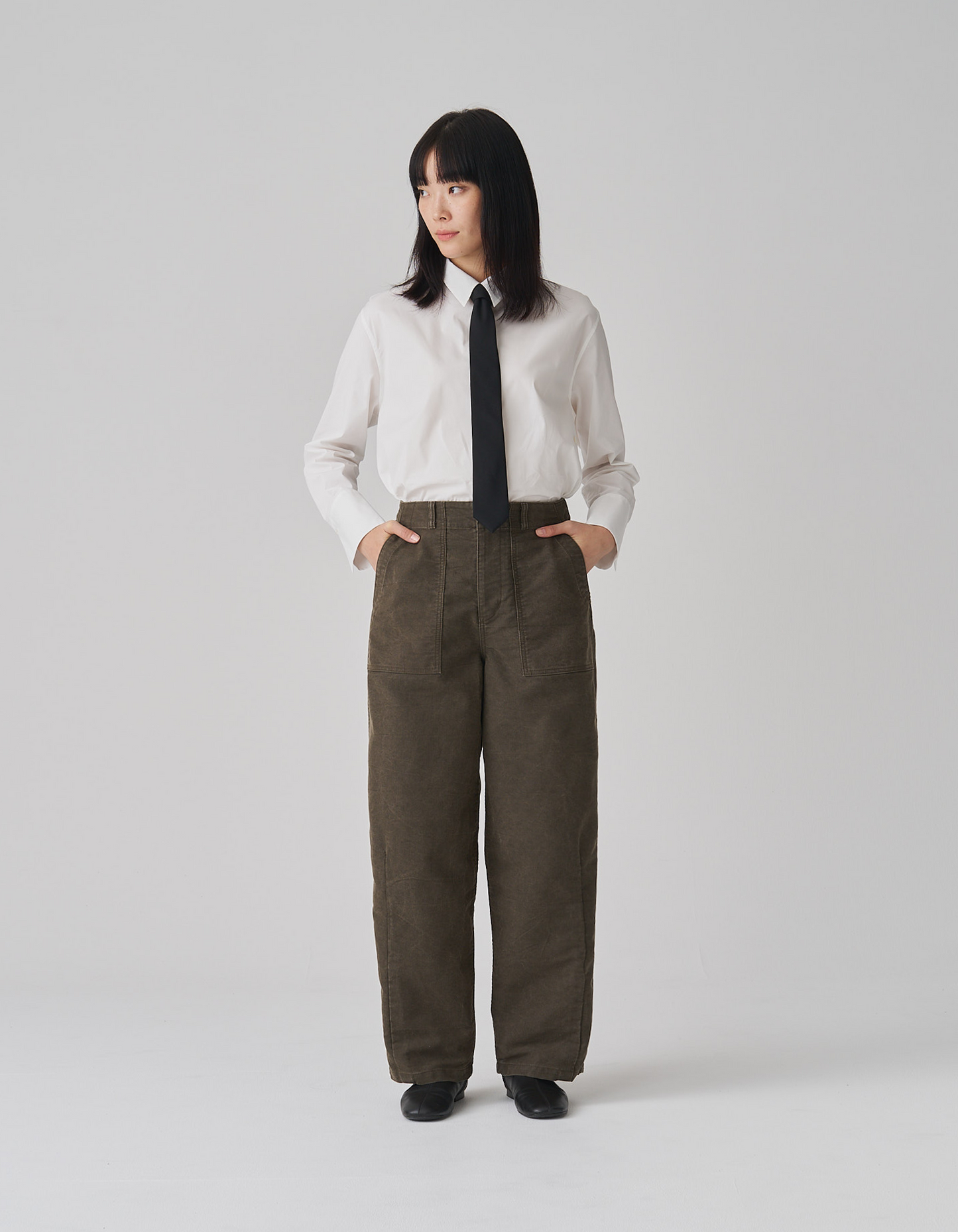 FGN 014AUS Baker Pants (Washed Olive)