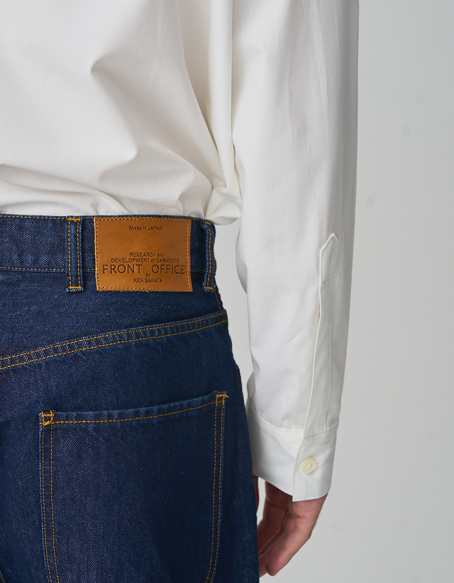 FGN 001USA Minimus Jean (Indigo Cotton/Washi Paper) image 8