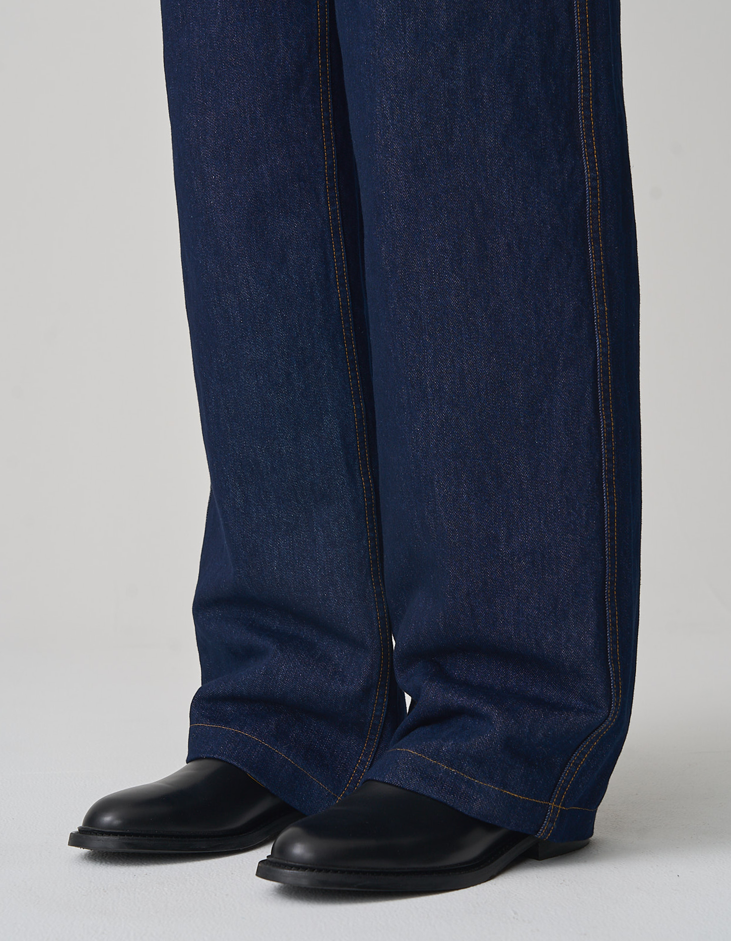 FGN 001UK Minimus Jean (Indigo Cotton/Washi Paper) image 9