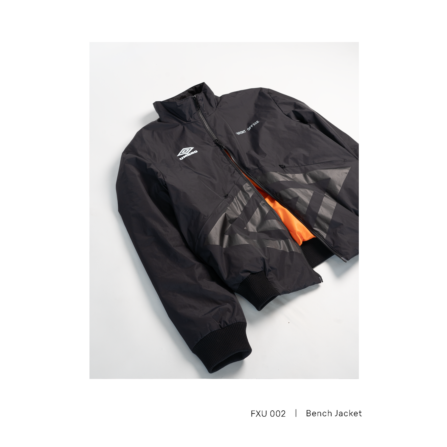 FXU 002 Front Office x UMBRO Bench Jacket (Black) image 3