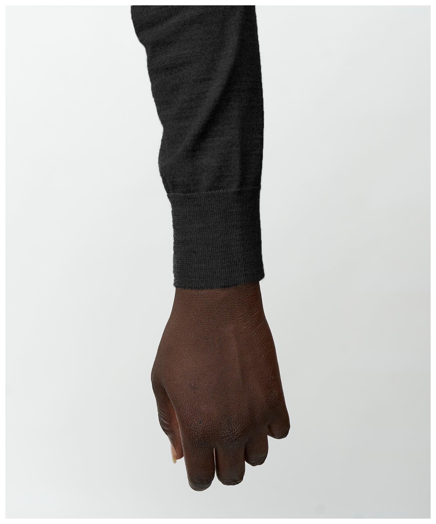 FNT 015 Merino Polo Long Sleeve (Black) image 8