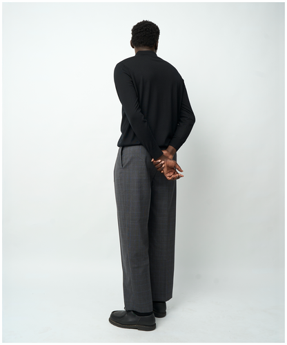FNT 015 Merino Polo Long Sleeve (Black)