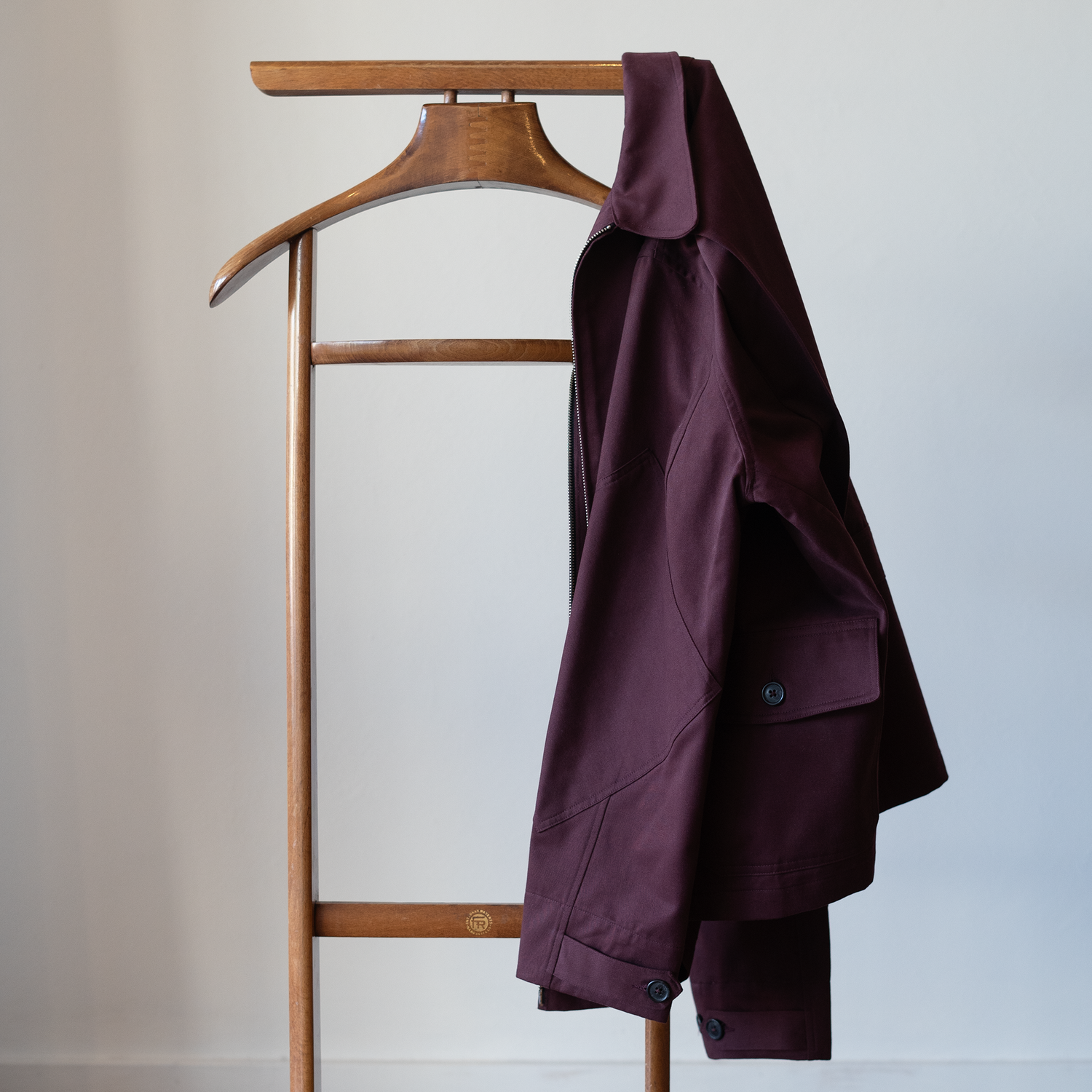 FNT 029 Pilot Jacket (Burgundy) image 4
