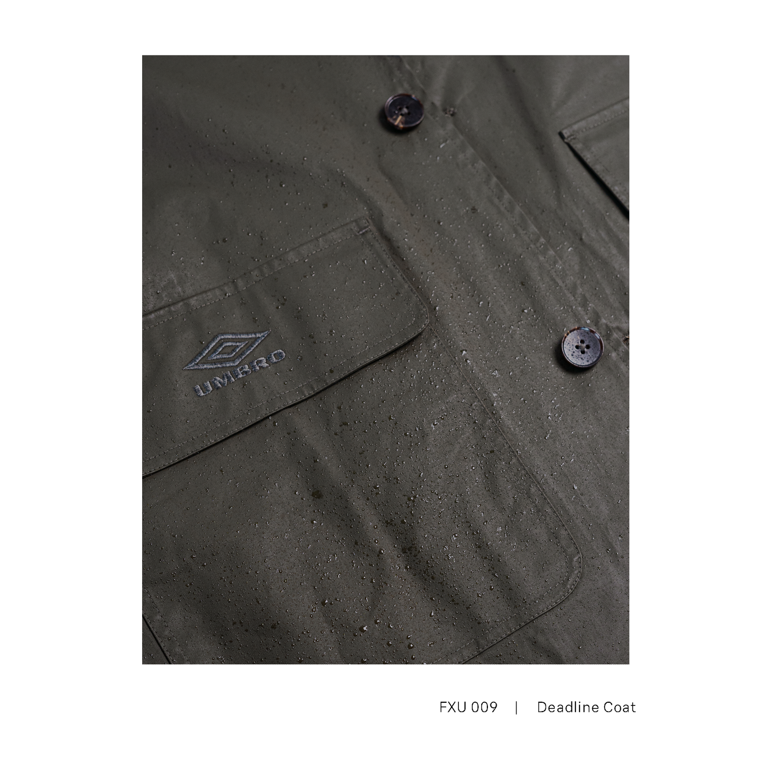 FXU 009 Front Office x UMBRO Deadline Coat (Khaki) image 3