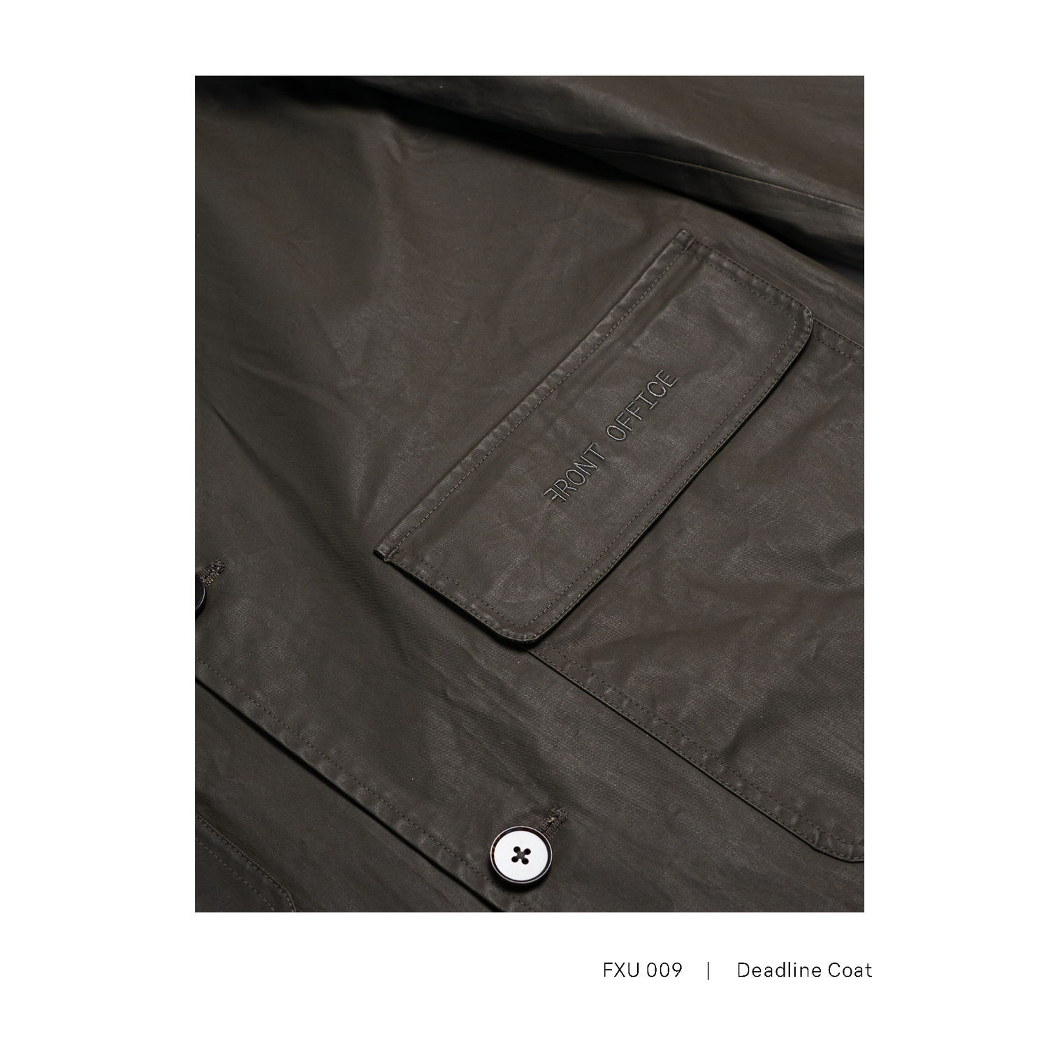 FXU 009 Front Office x UMBRO Deadline Coat (Khaki) image 7