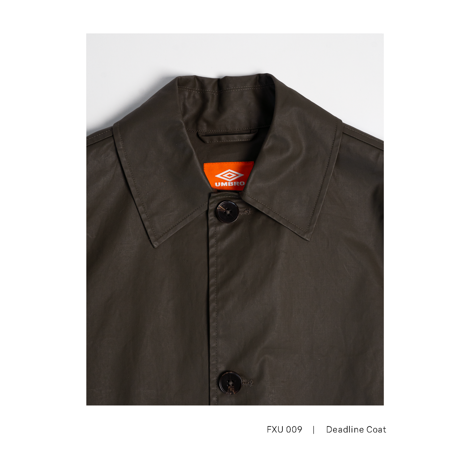 FXU 009 Front Office x UMBRO Deadline Coat (Khaki) image 8